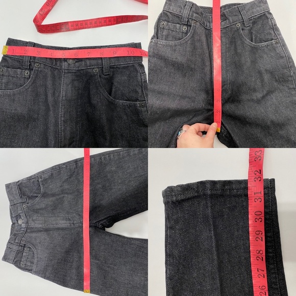 NWT Vintage 90s Levis Deadstock Super Slim 531 High Rise Stonewash Black 23 - Picture 16 of 16